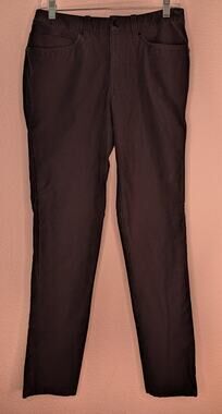 Lululemon Women's ABC Slim-Fit 5-Pocket Warpstreme Pants Black 28 Athleisure